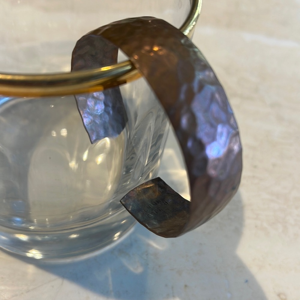 Bundle Vintage Copper Ring And Cuff - image 1